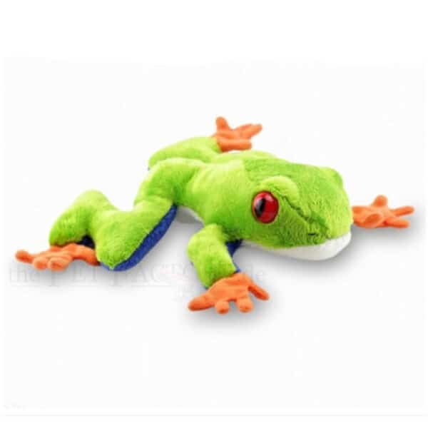 Rotaugenfrosch, weiches Kuscheltier